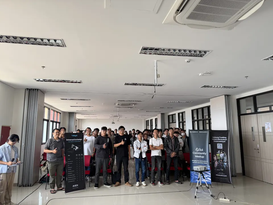 Momen persiapan tim acara - dokumentasi Jawa Barat Blockchain Week